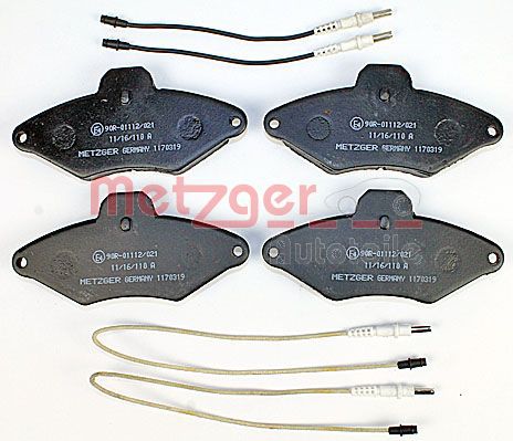 METZGER 1170319 Bremsbelagsatz, Scheibenbremse